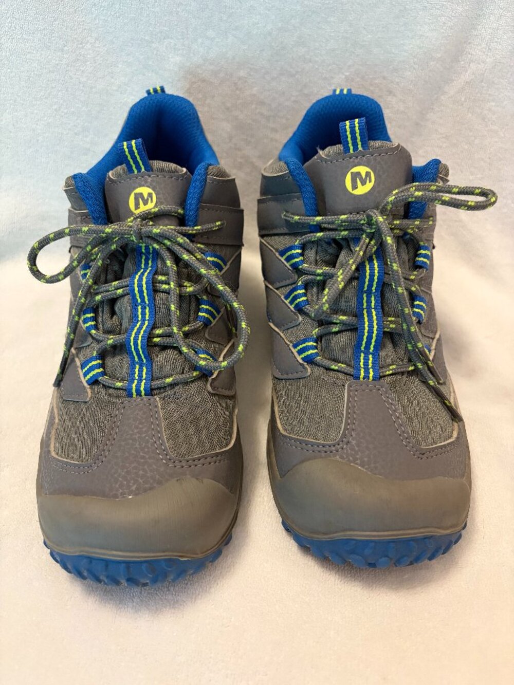 Merrell Chameleon Youth Mid Waterproof Hiking Boots, Sz 3.5